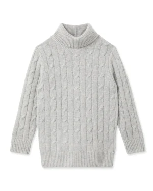 BOY N.Peal Boys*Boys Cable Turtle Neck Cashmere Sweater