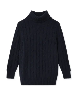 BOY N.Peal Boys*Boys Cable Turtle Neck Cashmere Sweater