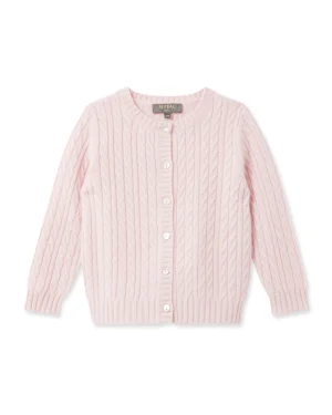 N.Peal Baby*Cable Cashmere Cardigan