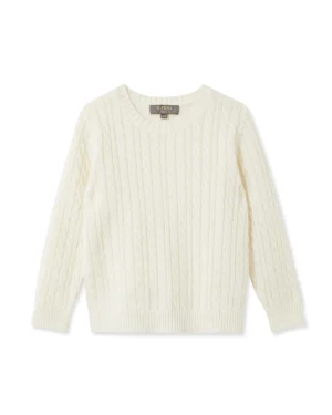 N.Peal Baby*Cable Cashmere Sweater