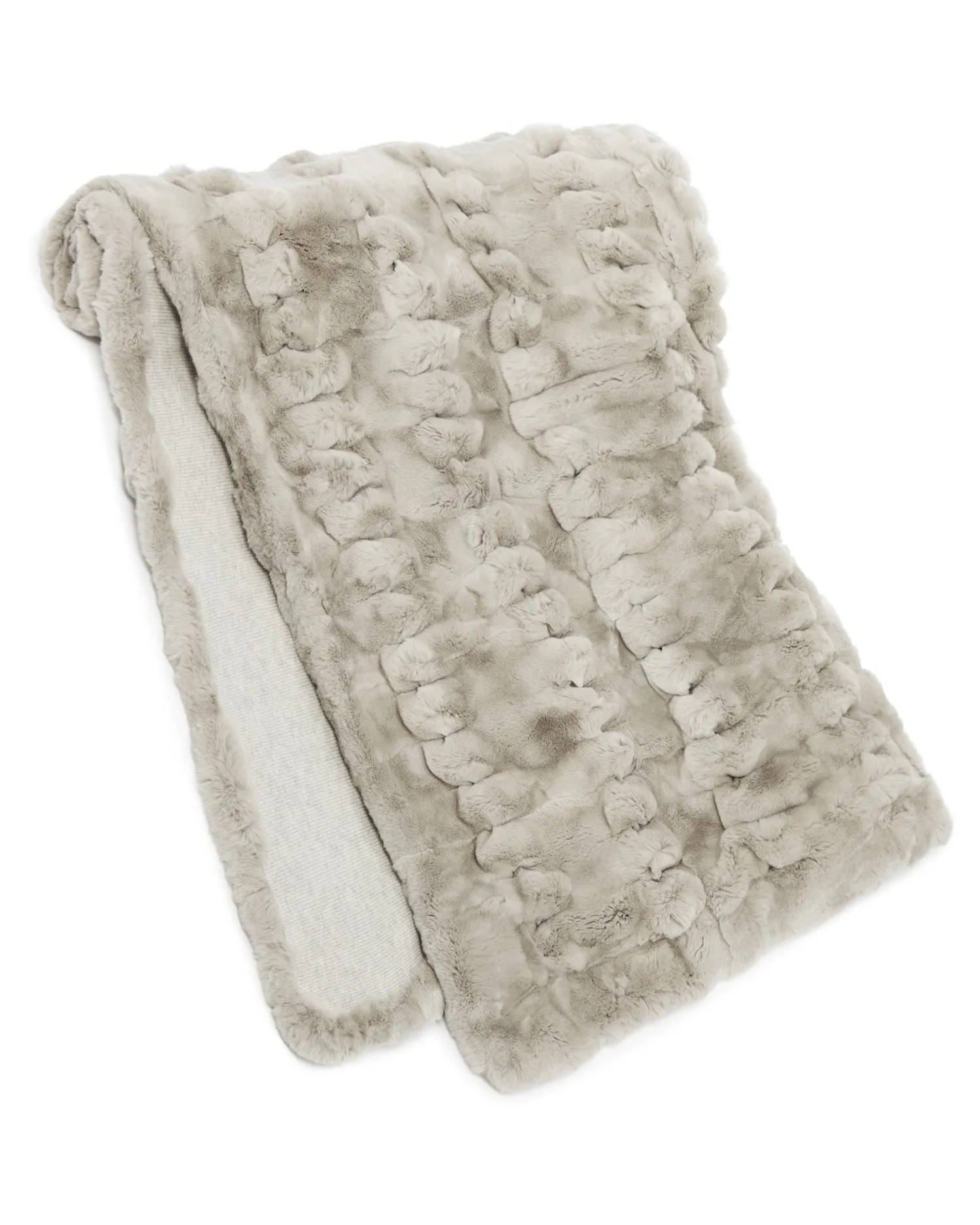 Women N.Peal Homeware | Homeware*Knitted Fur Blanket