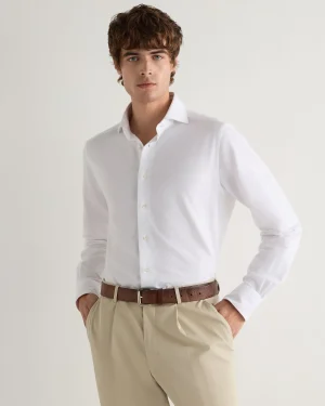 Women N.Peal White | White*Men's Cannes Soft Flannel Shirt