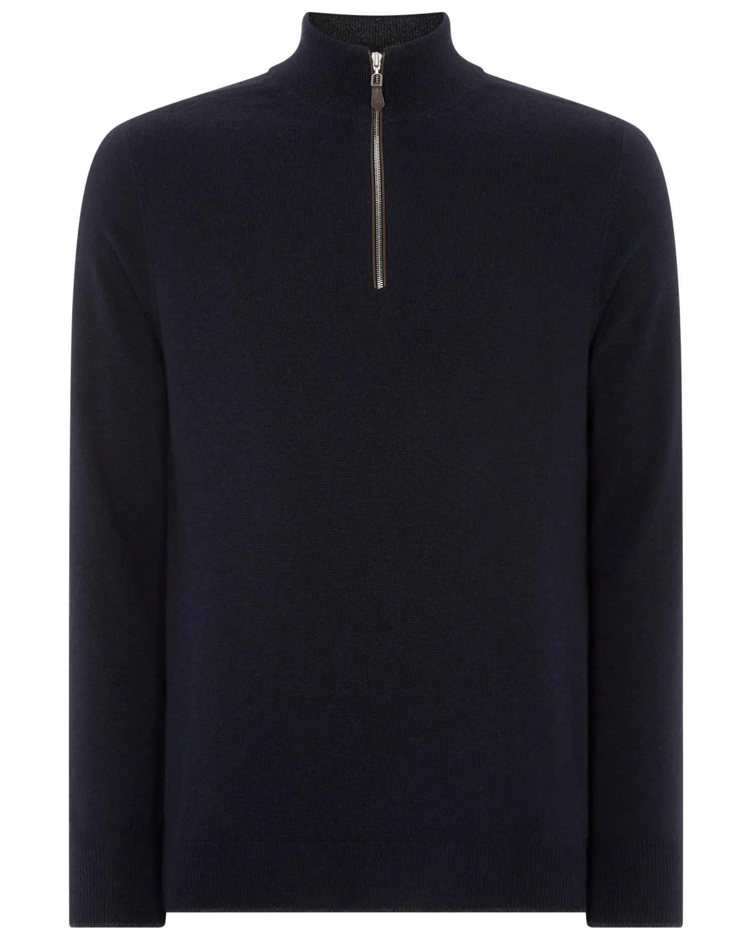 Women N.Peal Navy | Navy*Men's Carnaby Half Zip Cashmere Sweater