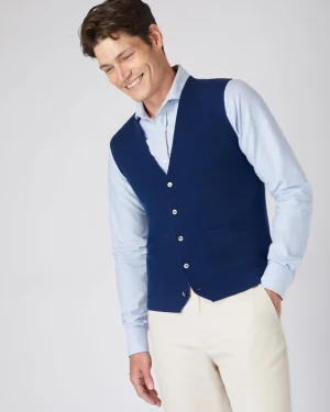 Women N.Peal Blue | Blue*Men's Chelsea Cashmere Waistcoat