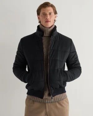 Women N.Peal Navy | Navy*Men's Cortina Fur Trim Cashmere Jacket