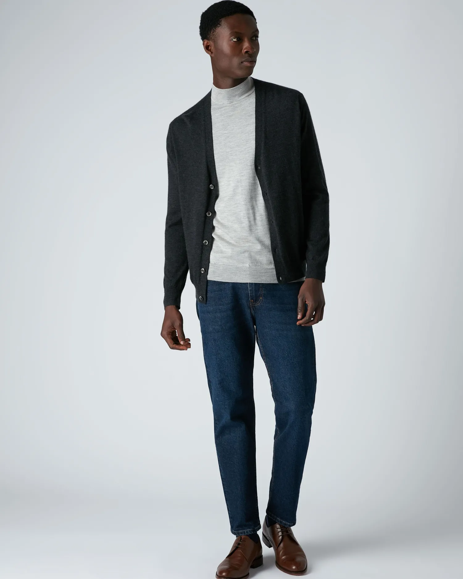 N.Peal Fine Gauge Cashmere | Cardigans*Men's Curzon Fine Gauge Cashmere Cardigan