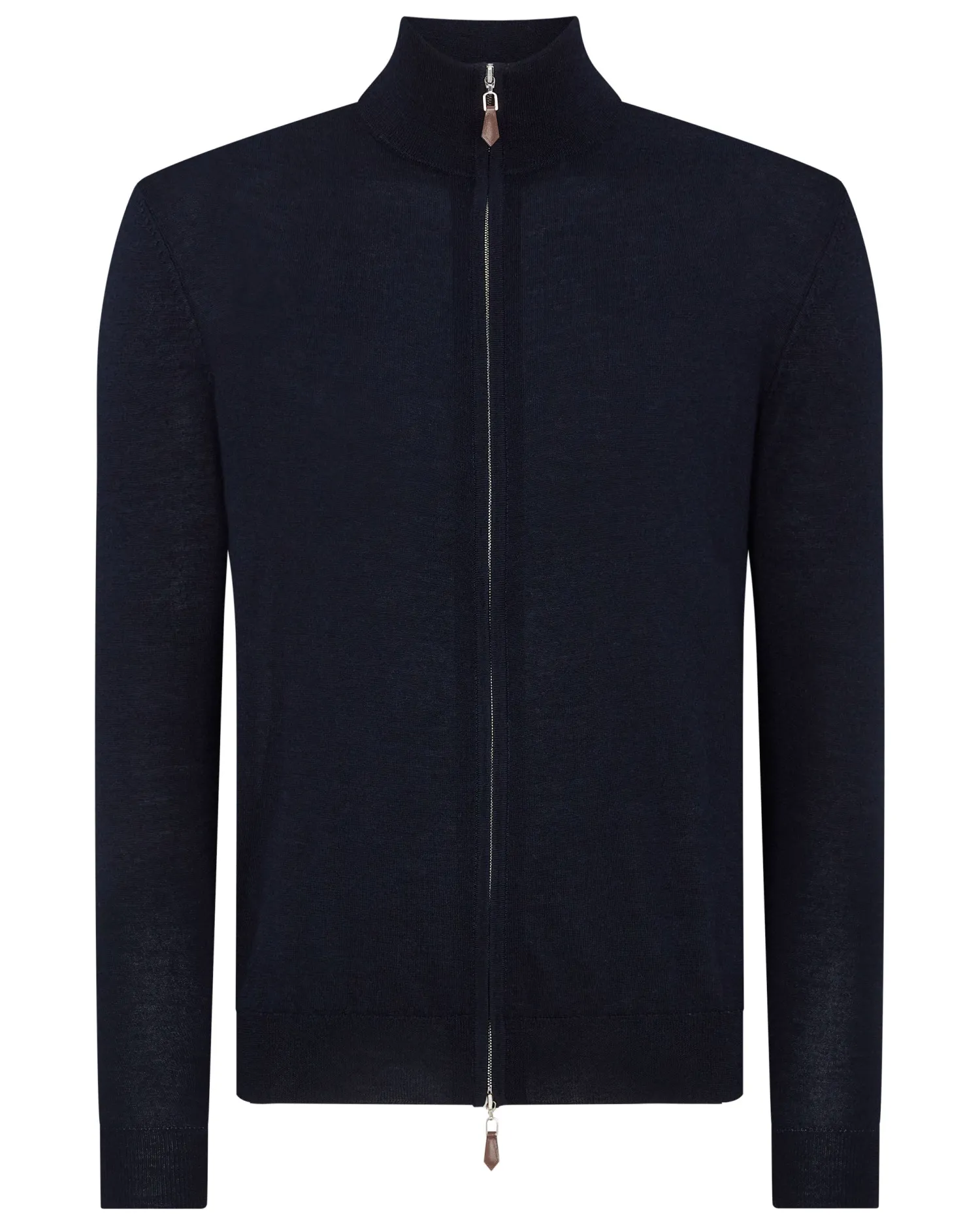 Women N.Peal Blue | Blue*Men's Hyde Fine Gauge Cashmere Full Zip Sweater