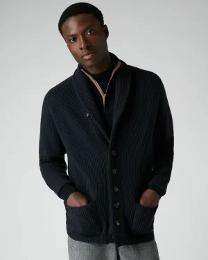 Women N.Peal Navy | Navy*Men's Kensington Cashmere Cardigan