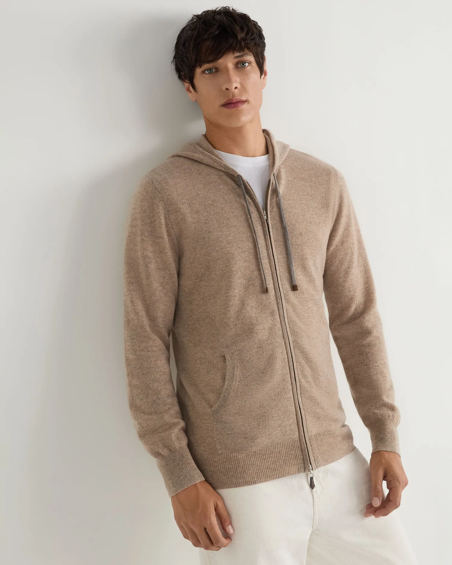 Women N.Peal Natural | Natural*Men's Ladbroke Cashmere Hoodie