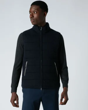 Women N.Peal Navy | Navy*Men's Mall Cashmere Gilet