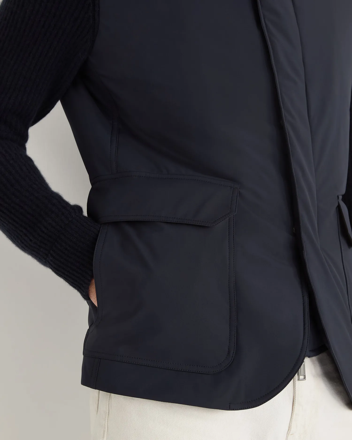 Women N.Peal Navy | Navy*Men's Montana Knit Sleeve Jacket