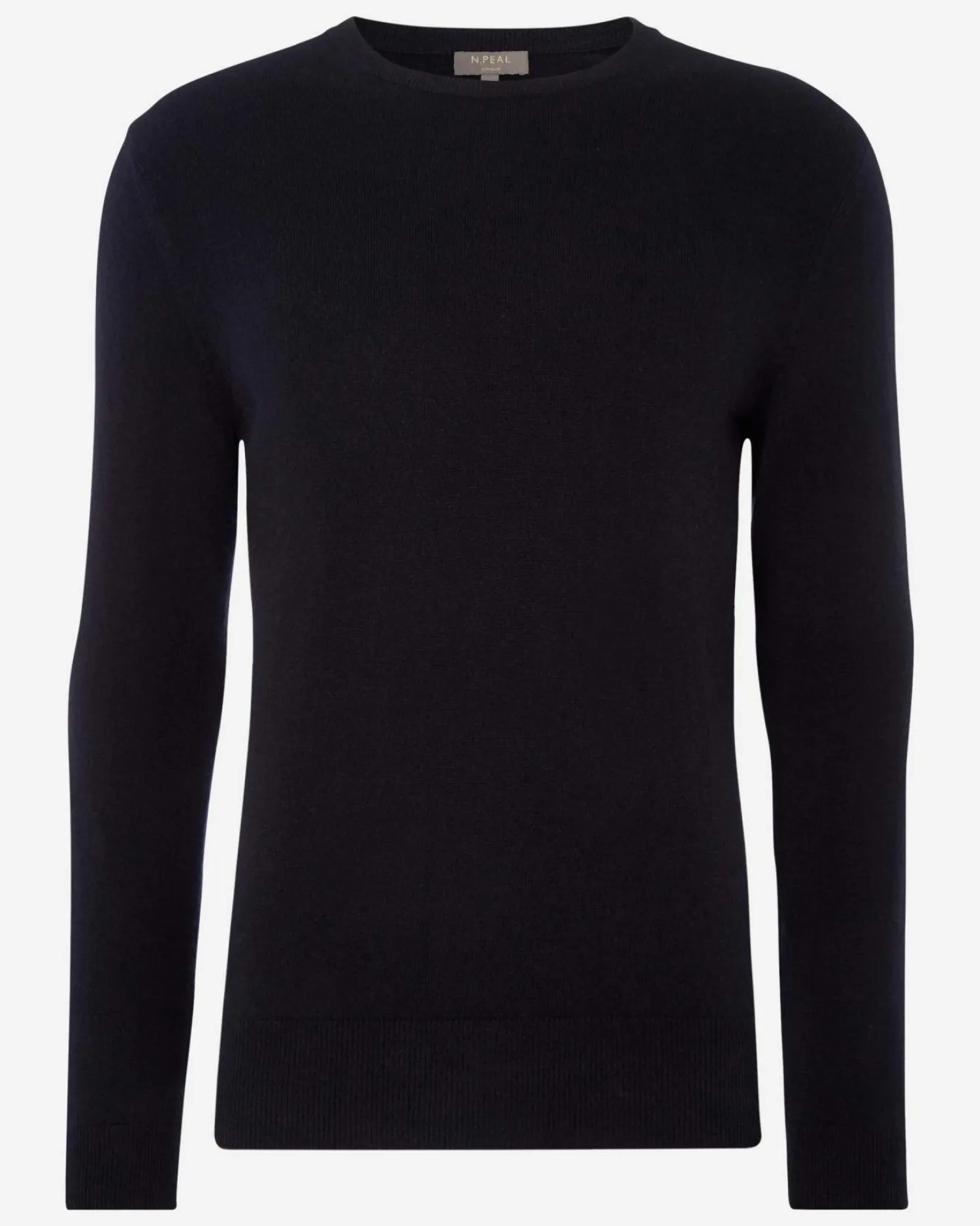 Women N.Peal Navy | Navy*Men's Oxford Round Neck Cashmere Sweater