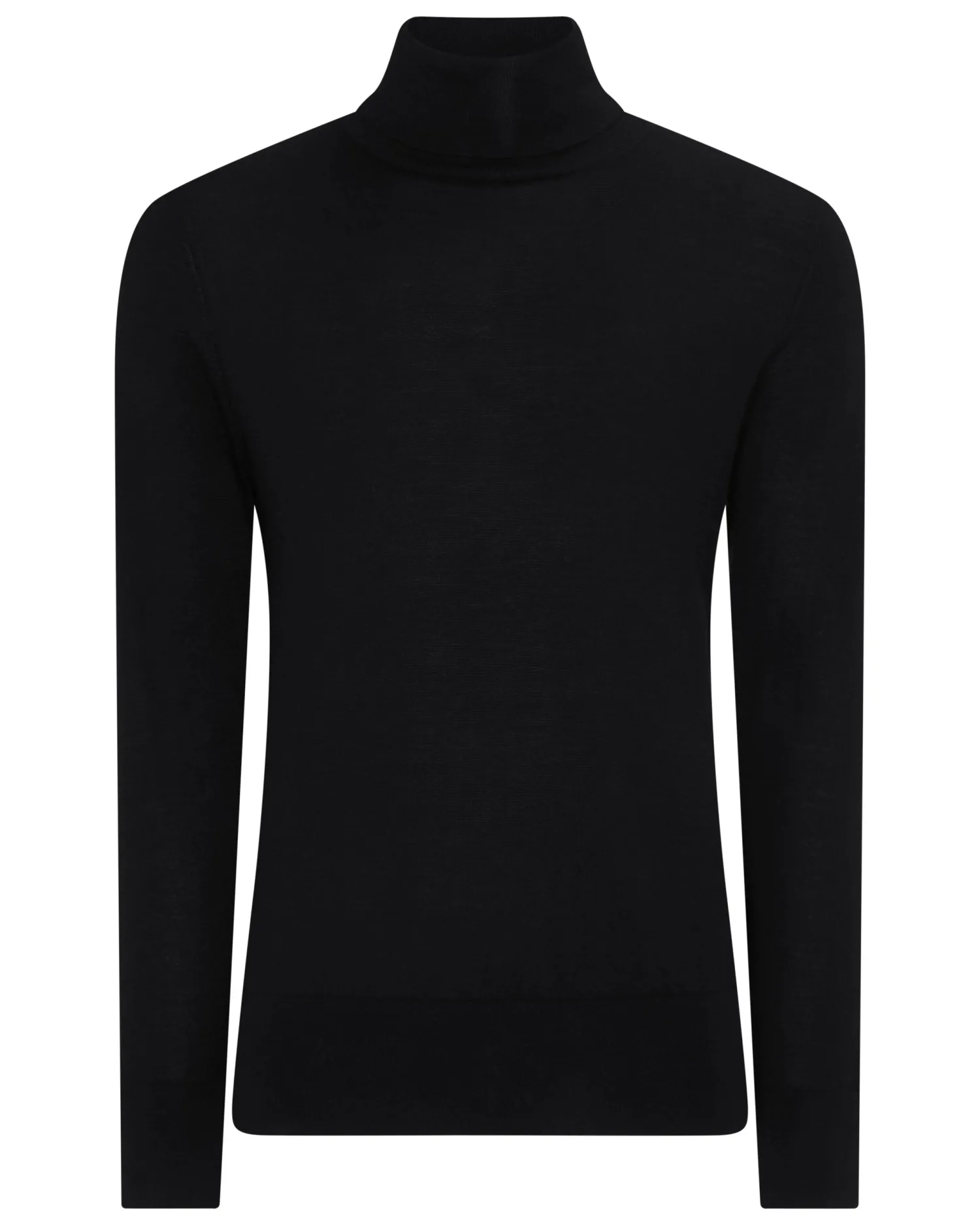 Women N.Peal Black | Black*Men's Pimlico Fine Gauge Cashmere Turtle Neck Sweater