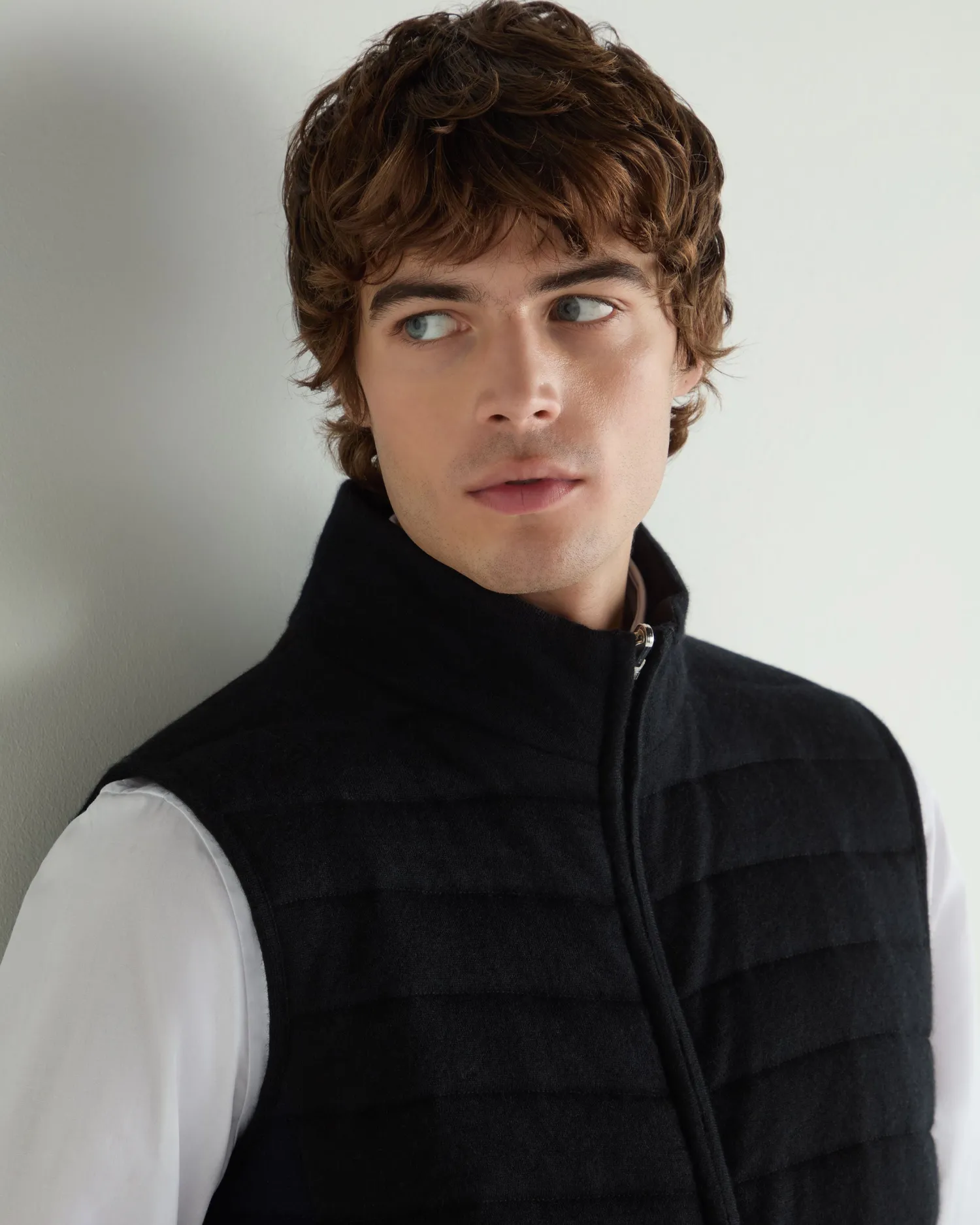 Women N.Peal Black | Black*Men's Smithfield Fine Gauge Cashmere Padded Gilet