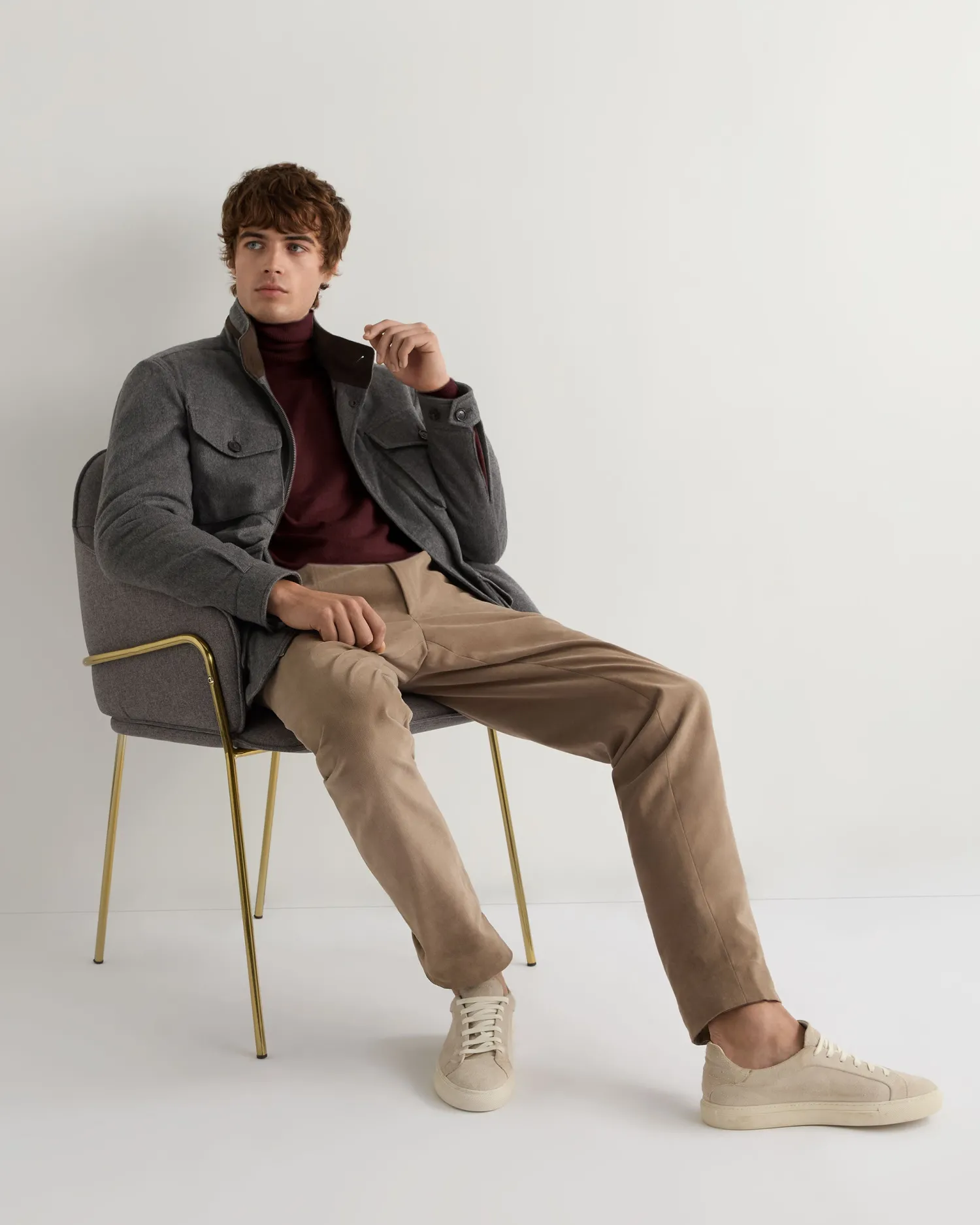 Women N.Peal Red | Red*Men's Trafalgar Turtle Neck Cashmere Sweater