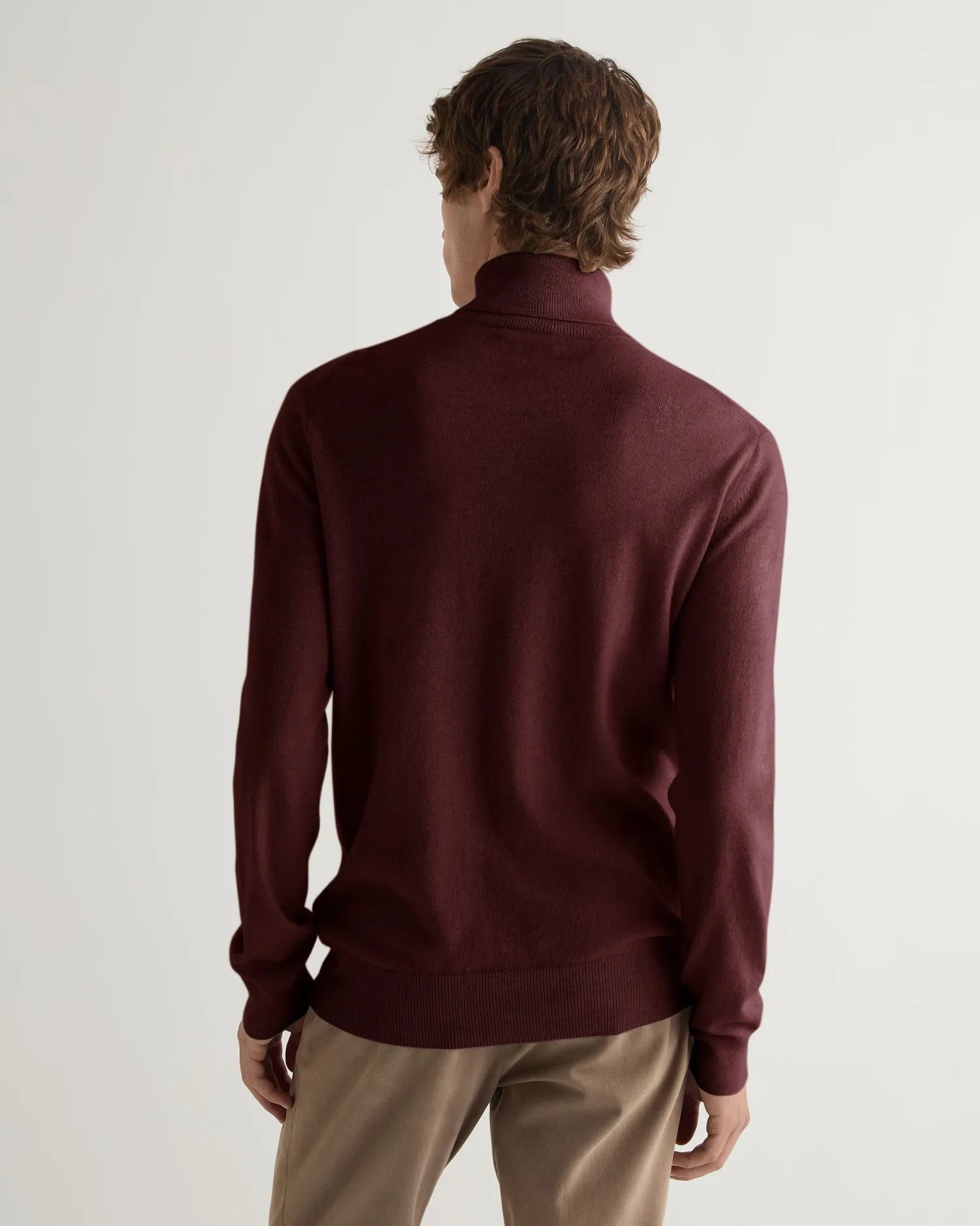 Women N.Peal Red | Red*Men's Trafalgar Turtle Neck Cashmere Sweater
