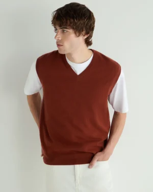 Women N.Peal Orange | Orange*Men's Westminster Cashmere Slipover