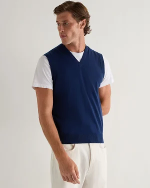 Women N.Peal Blue | Blue*Men's Westminster Cashmere Slipover