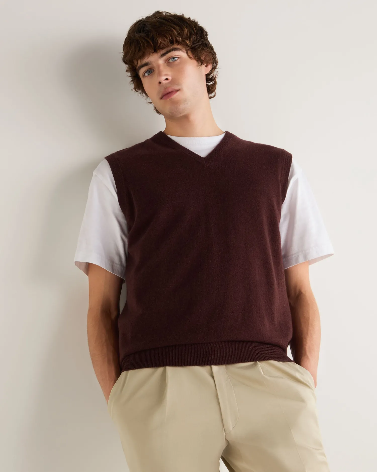 Women N.Peal Red | Red*Men's Westminster Cashmere Slipover