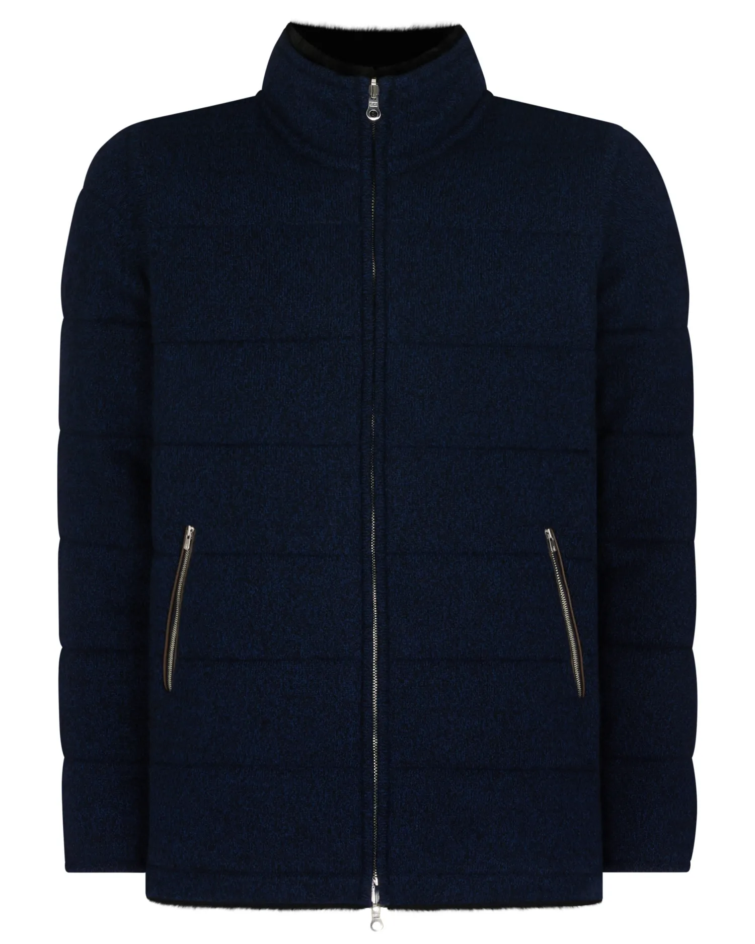 Women N.Peal Navy | Navy*Men's Whistler Fur Quilted Cashmere Jacket