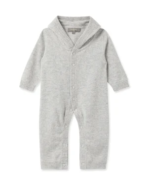 N.Peal Baby*Panda Cashmere Sleepsuit