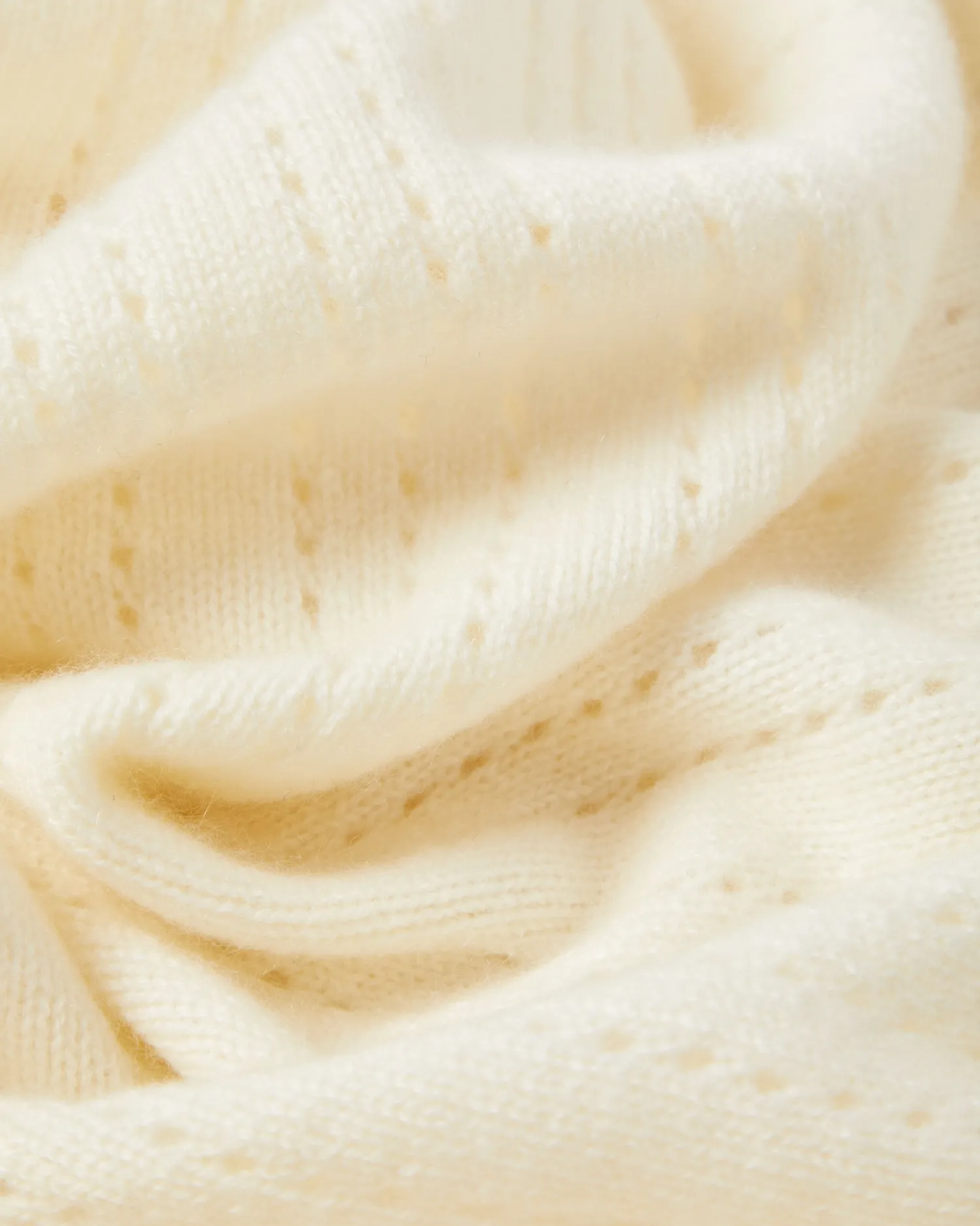 N.Peal Baby*Pointelle Baby Cashmere Blanket