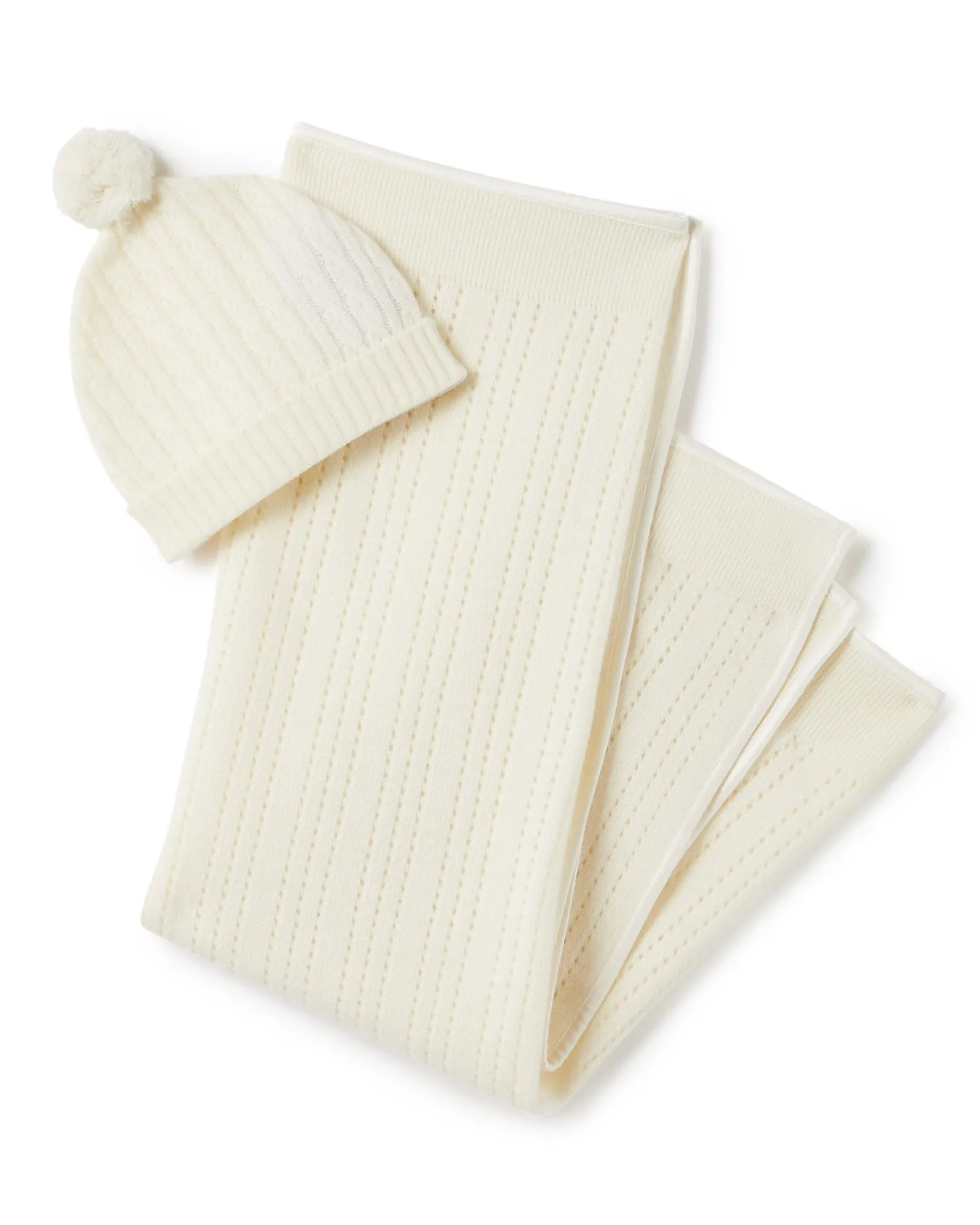 N.Peal Baby*Pointelle Baby Cashmere Blanket