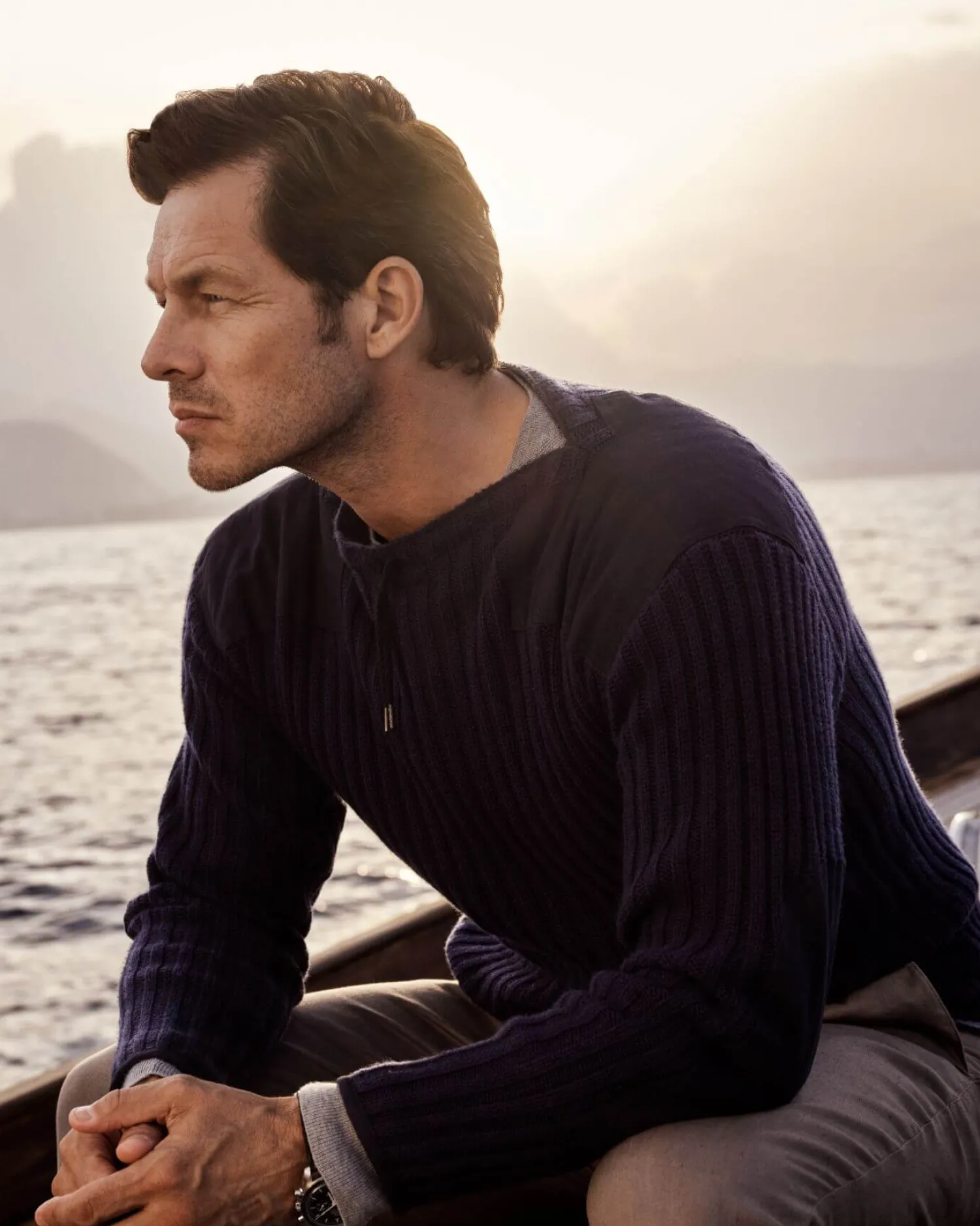 Women N.Peal James Bond Jumpers & Sweaters | Blue*007 Ribbed Army Sweater