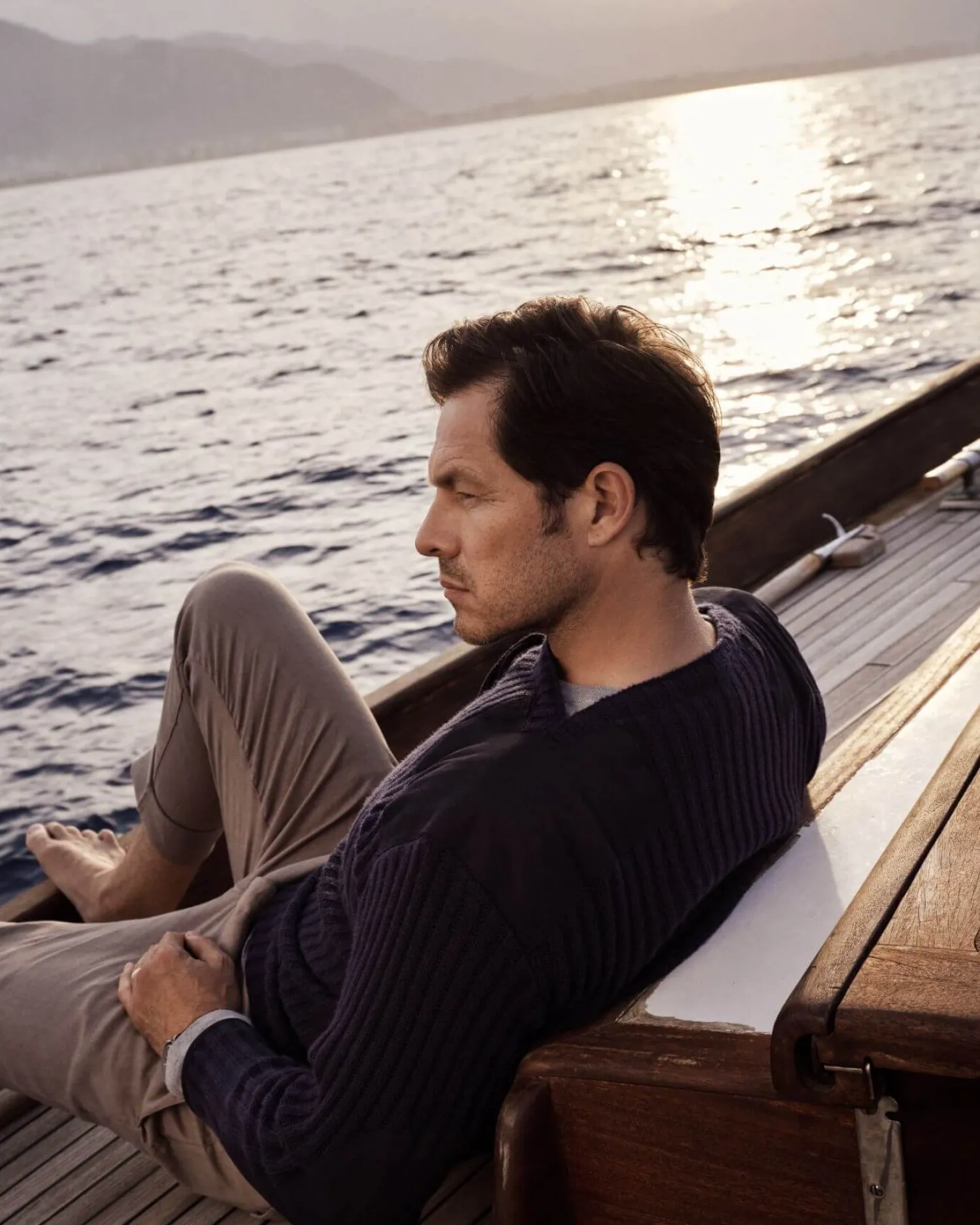 Women N.Peal James Bond Jumpers & Sweaters | Blue*007 Ribbed Army Sweater