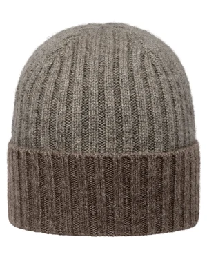 Women N.Peal Hats | Hats*Unisex Chunky Rib Contrast Cashmere Hat
