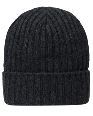 N.Peal Hats*Unisex Chunky Ribbed Cashmere Hat