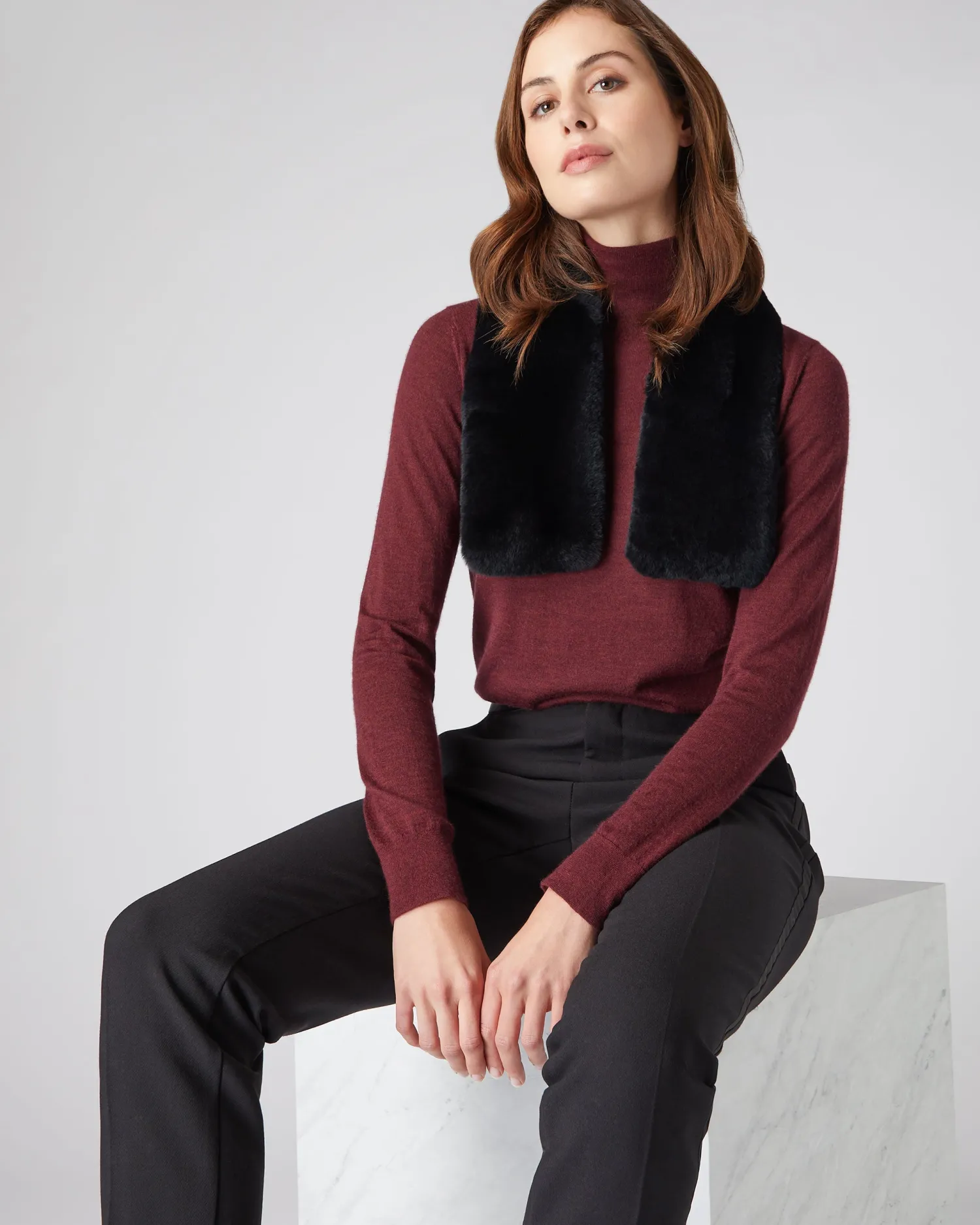 Women N.Peal Fur Trim Accessories | Fur Trim Accessories*Unisex Fur Neckwarmer