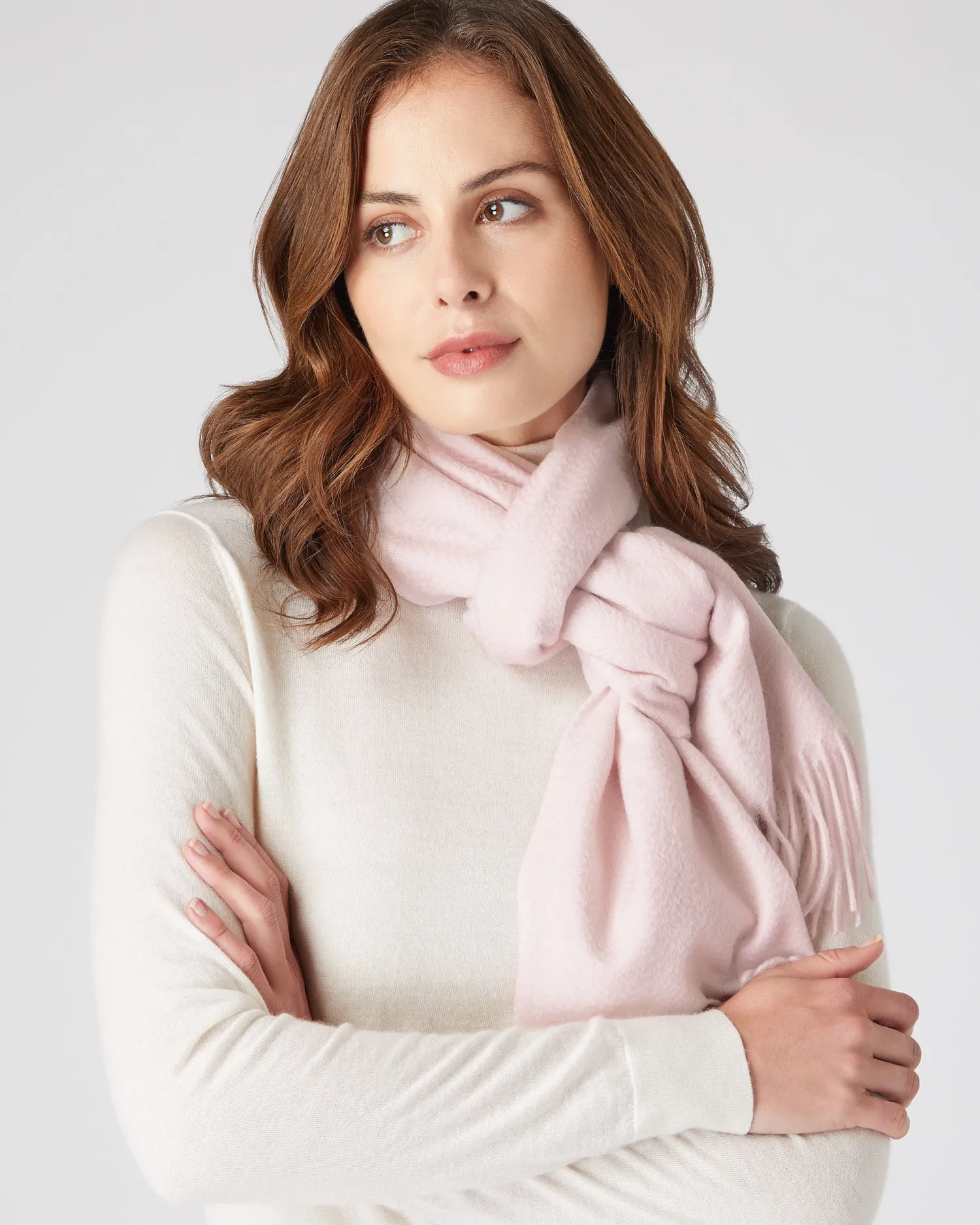 Women N.Peal Scarves | Cashmere Scarves*Unisex Large Woven Cashmere Scarf