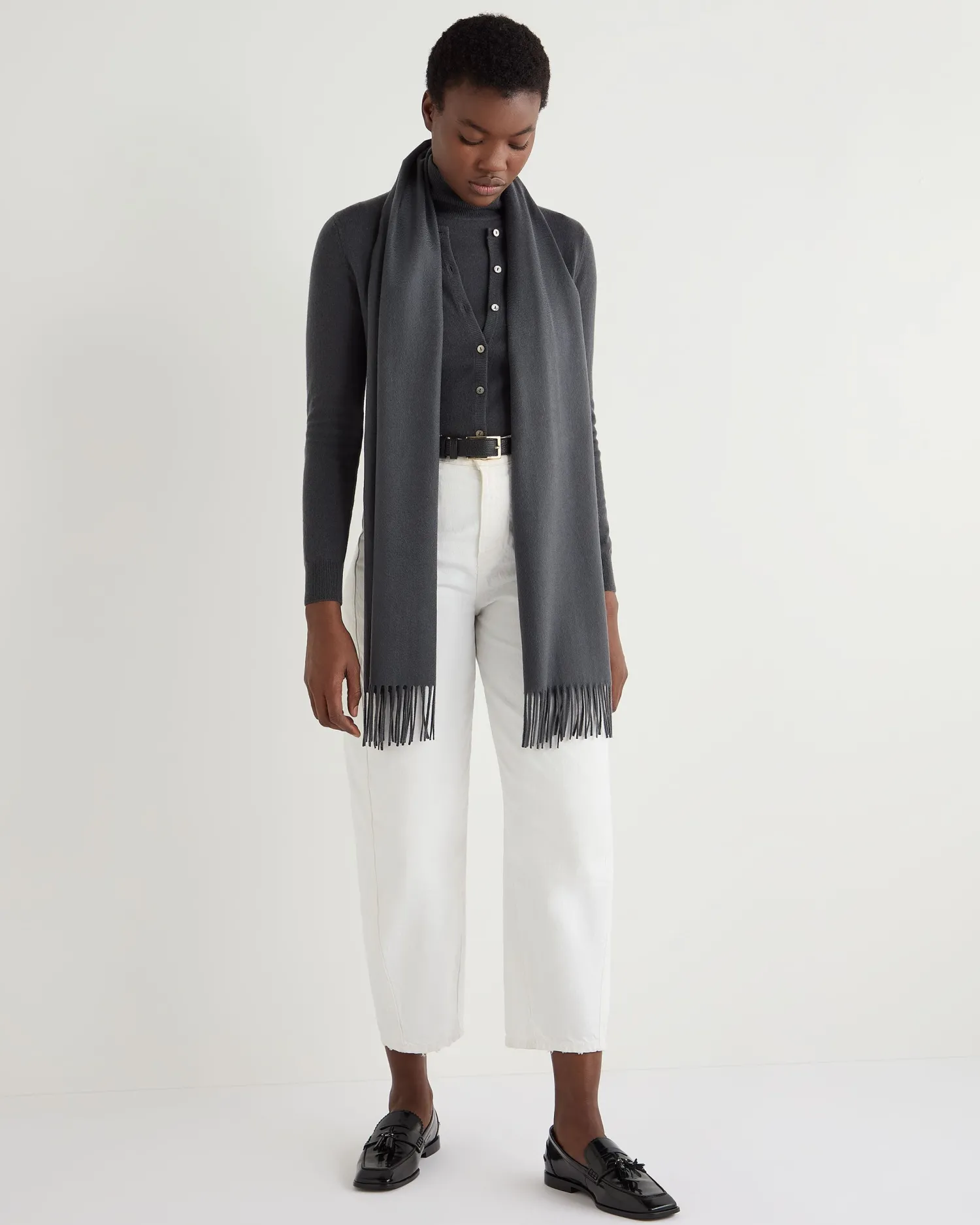 Women N.Peal Scarves | Cashmere Scarves*Unisex Large Woven Cashmere Scarf