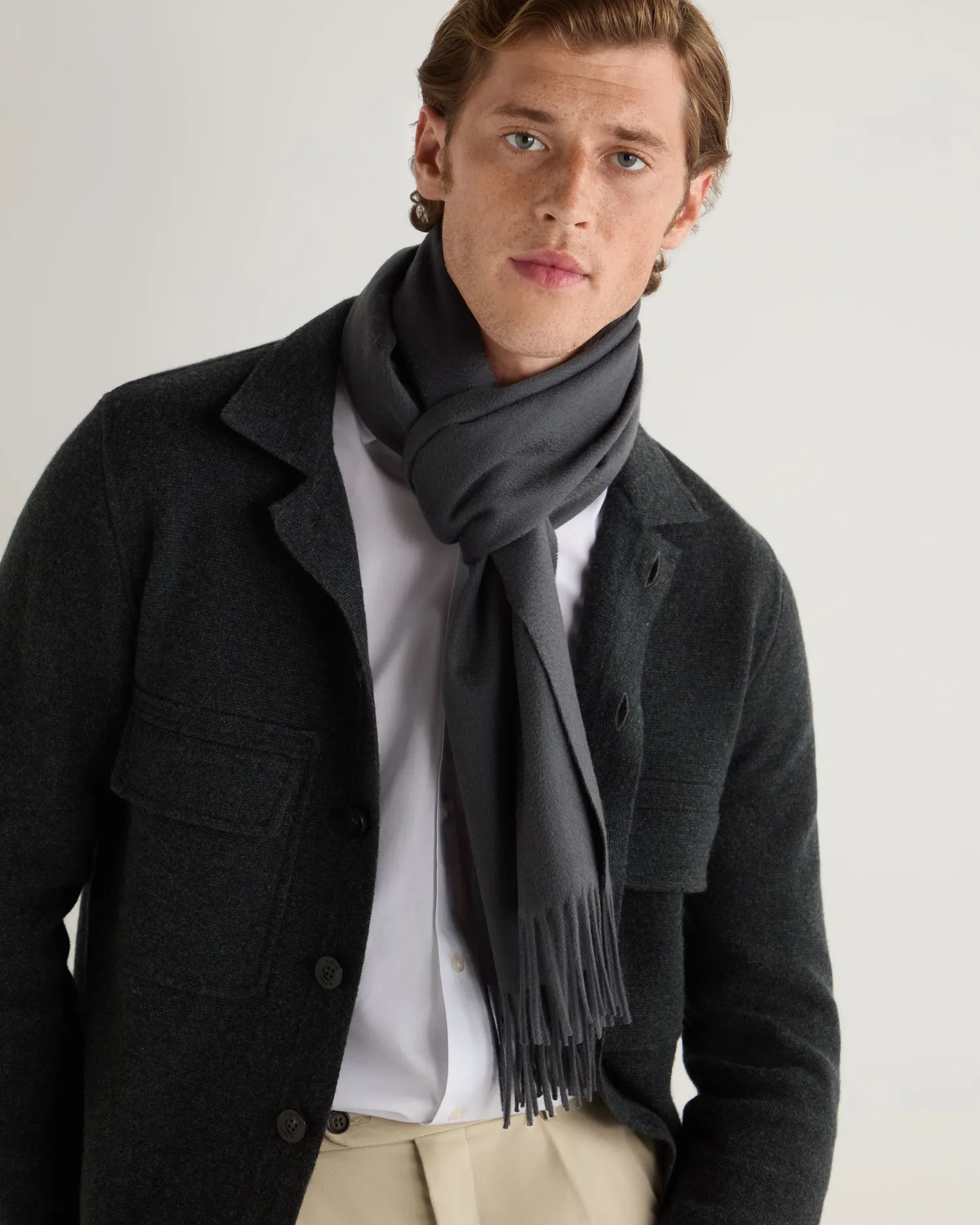 Women N.Peal Scarves | Cashmere Scarves*Unisex Large Woven Cashmere Scarf