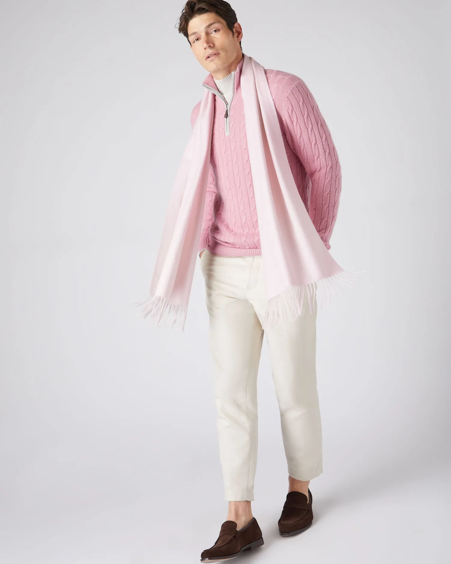 Women N.Peal Scarves | Cashmere Scarves*Unisex Large Woven Cashmere Scarf