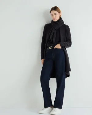 Women N.Peal Dark Grey | Cardigans*Women's Abbey Cashmere Cardigan