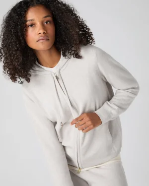 Women N.Peal Natural | Light Grey*Women's Ada Cashmere Hoodie