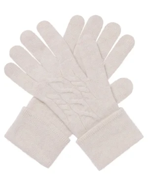 Women N.Peal Gloves | Organic Cashmere*Women's Cable Cashmere Gloves