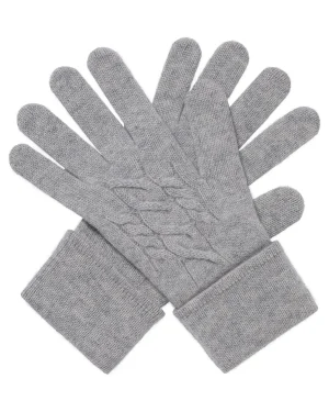 Women N.Peal Gloves | Organic Cashmere*Women's Cable Cashmere Gloves