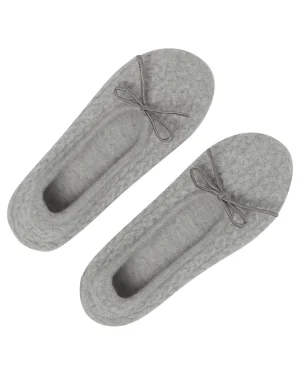 Women N.Peal Homeware | Slippers & Socks*Women's Cable Cashmere Slippers