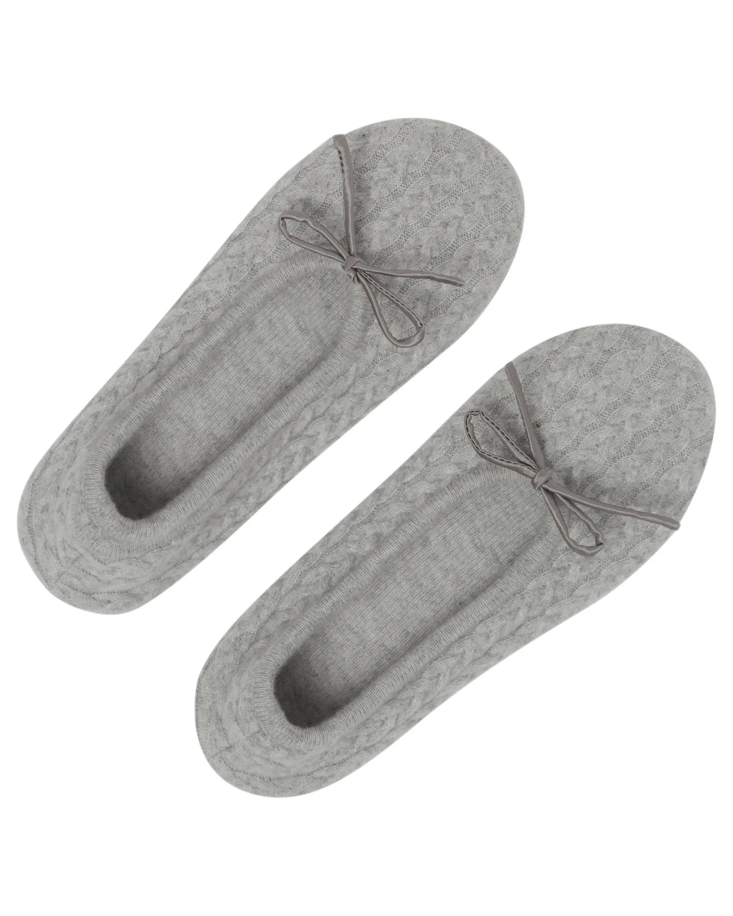 Women N.Peal Homeware | Slippers & Socks*Women's Cable Cashmere Slippers