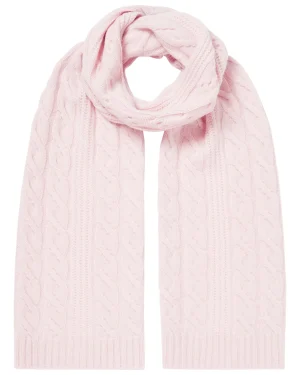 Women N.Peal Cashmere Scarves | Organic Cashmere*Women's Cable Rib Cashmere Scarf
