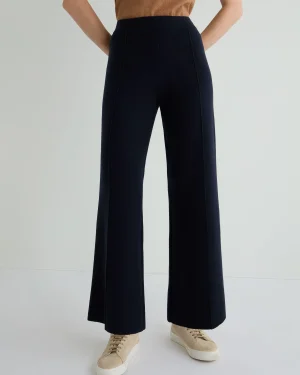 Women N.Peal Navy | Blue*Women's Double Face Pants