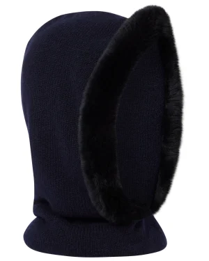 Women N.Peal Fur Trim Accessories | Hats*Women's Fur Trim Ski Hood