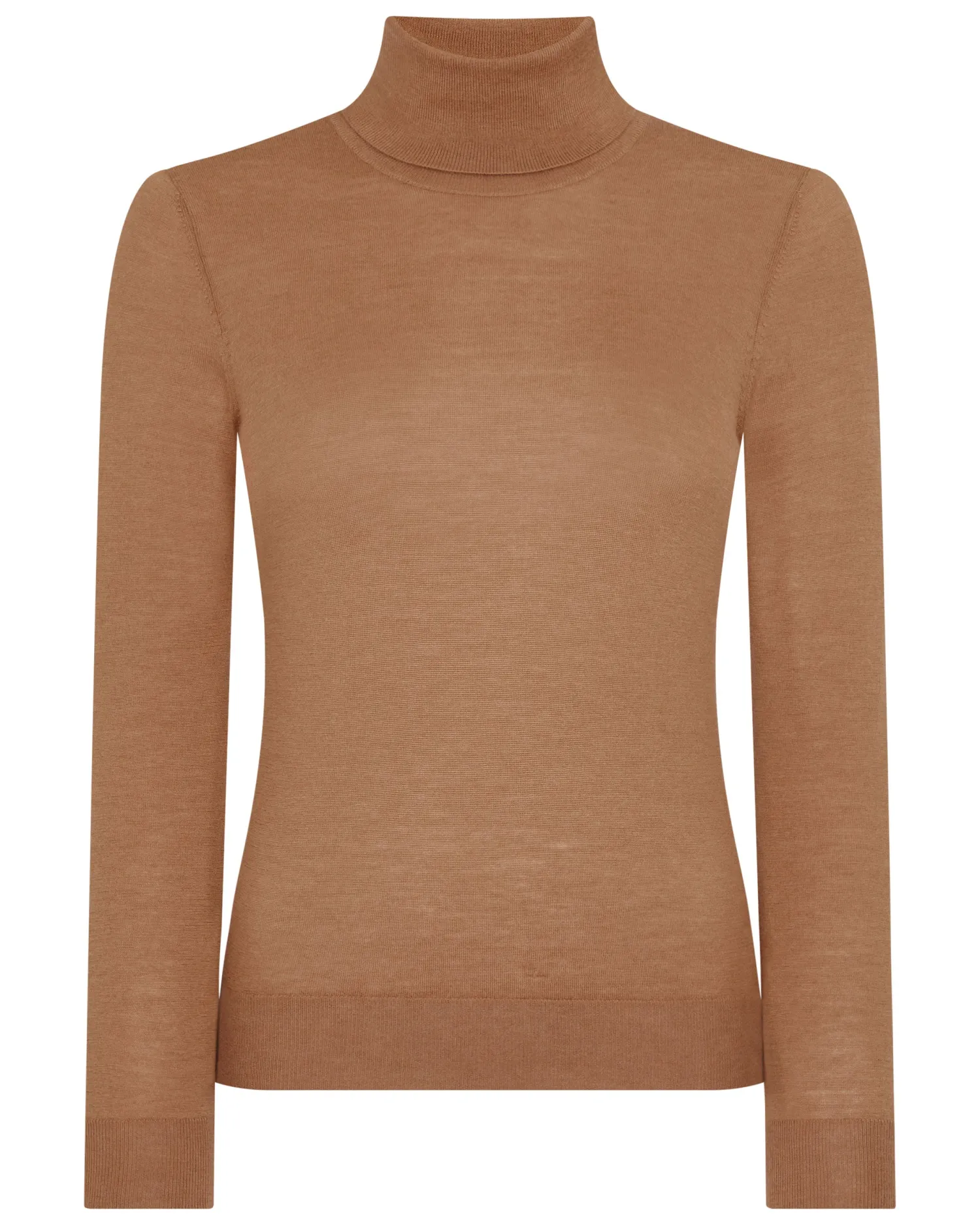 Women N.Peal Brown | Superfine Cashmere*Women's Margot Superfine Cashmere Turtle Neck Sweater