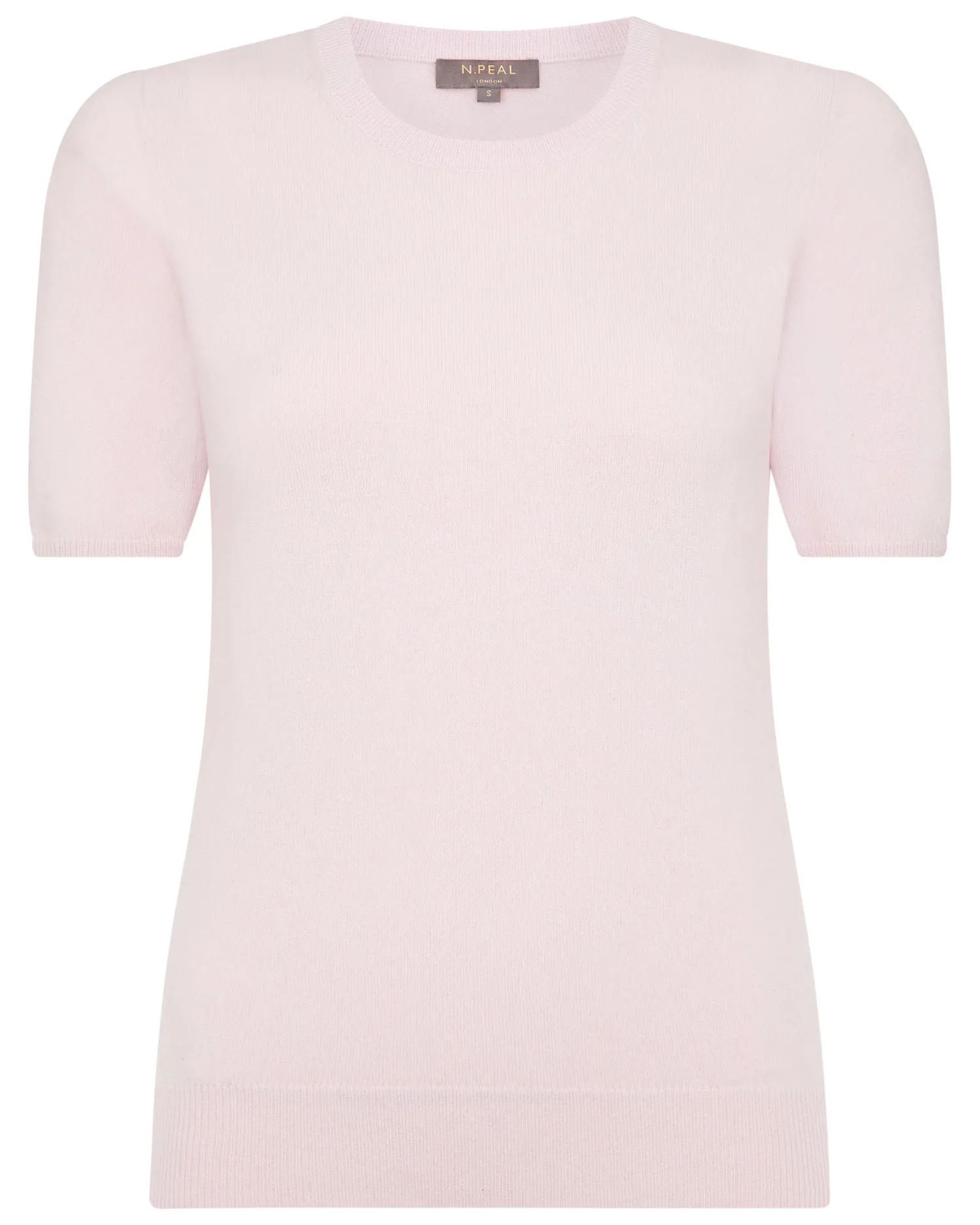 Women N.Peal Pink | Classic Cashmere*Women's Milly Classic Cashmere T-Shirt