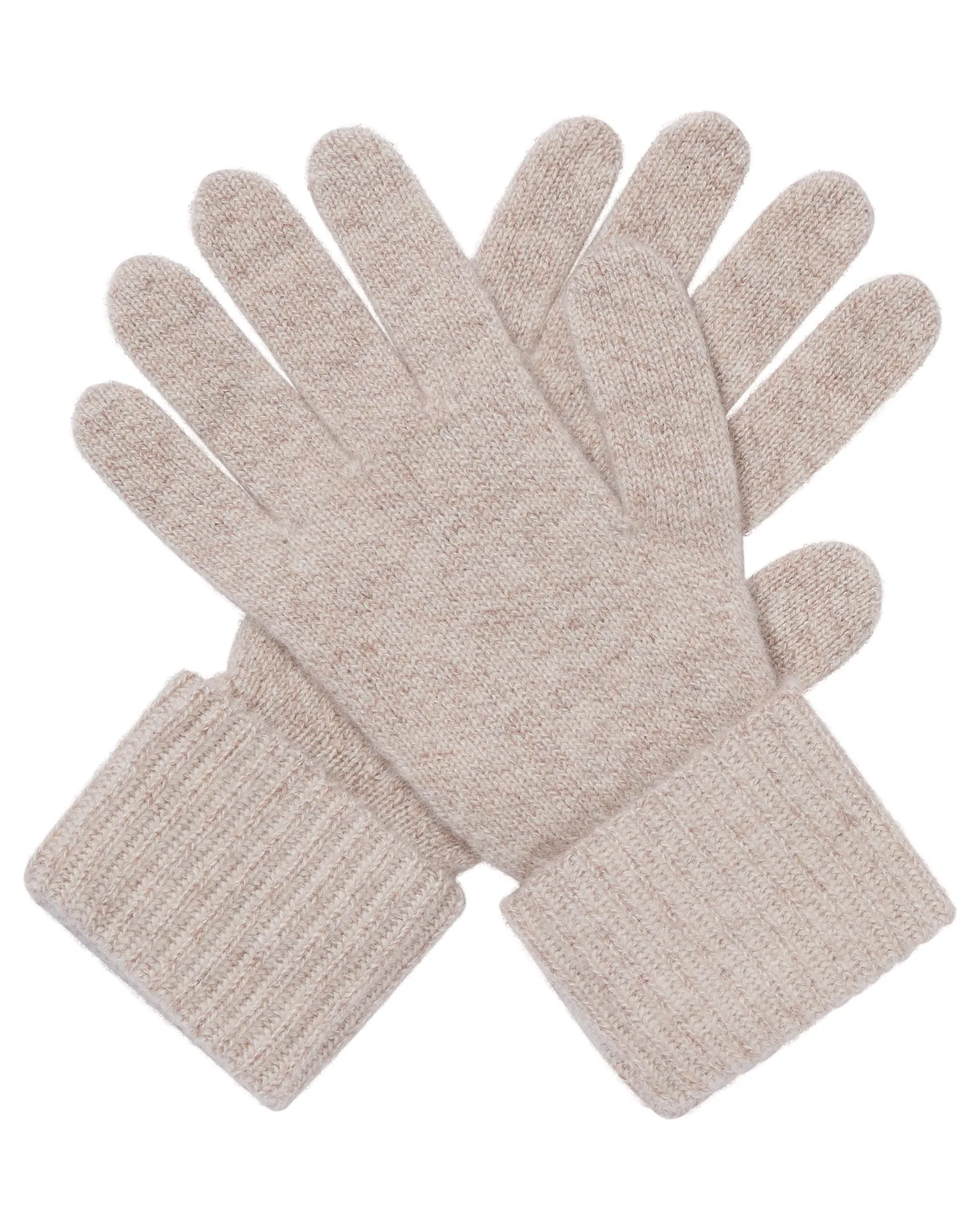 Women N.Peal Gloves | Organic Cashmere*Women's Plated Ribbed Cashmere Gloves