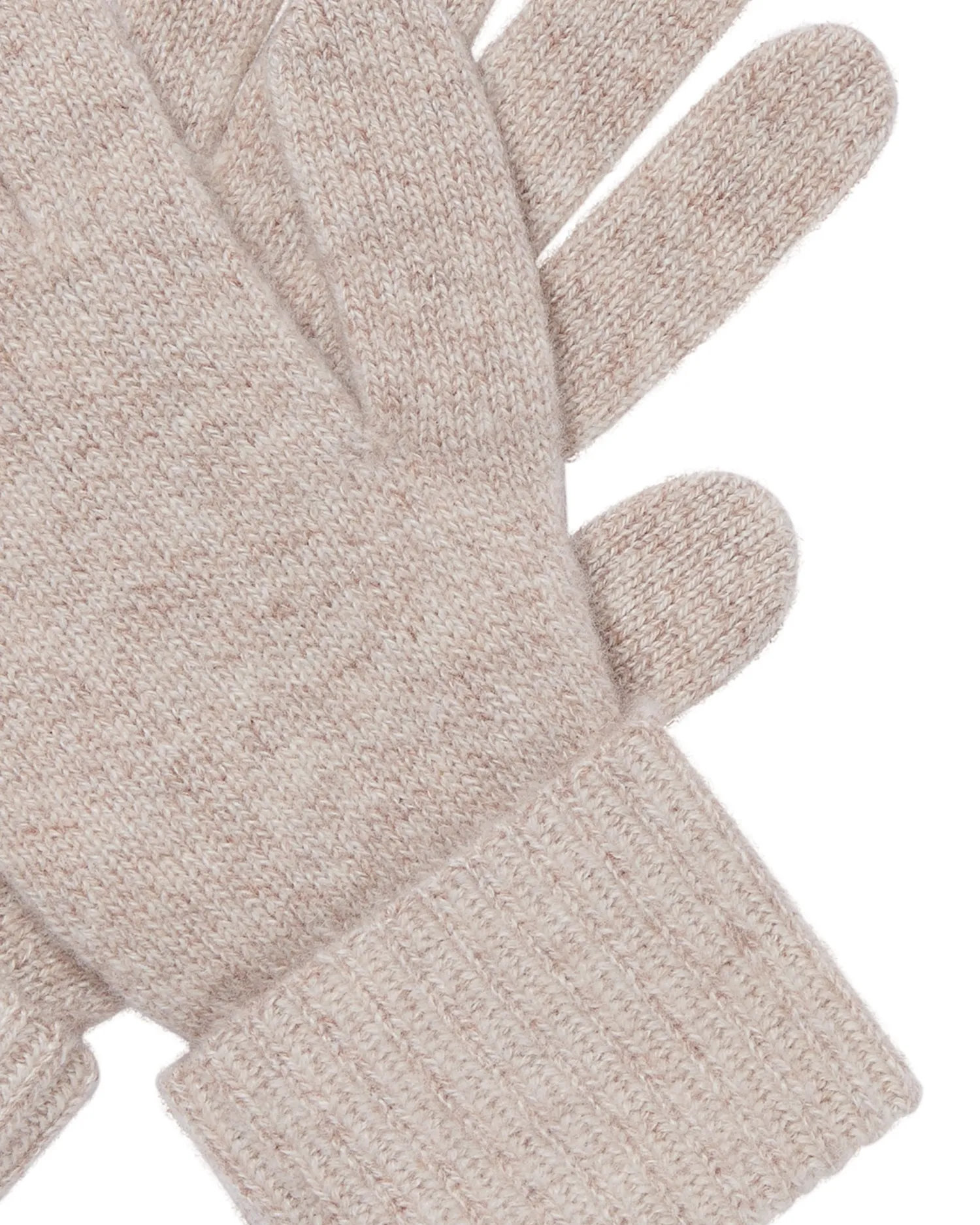 Women N.Peal Gloves | Organic Cashmere*Women's Plated Ribbed Cashmere Gloves