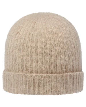 Women N.Peal Hats | Organic Cashmere*Women's Plated Ribbed Cashmere Hat
